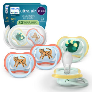 Philips Avent Ultra Air lutt, 0-6 kuud, 4 tk pakis, heleroheline/helesinine