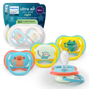 Philips Avent Ultra Air Day & Night lutt, üle 18 kuu, 4 tk, kollane/sinine