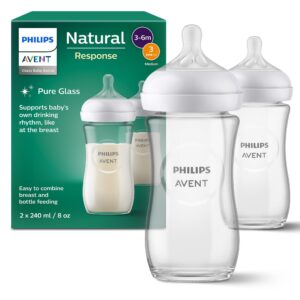Philips Avent Natural Response tuttipullo, 3-6 kk, 240 ml, 2 kpl