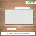 Leitz nahkapintainen hiirimatto, 70 x 36 cm, harmaa - Pilt 4