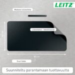 Leitz hiirimatto, 80 x 40 cm, musta - Pilt 4