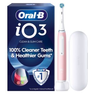 Oral-B iO3 sähköhammasharja, vaaleanpunainen + matkakotelo