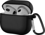 Wave läpikuultava suojakotelo, Apple AirPods Pro 3 (2025), musta