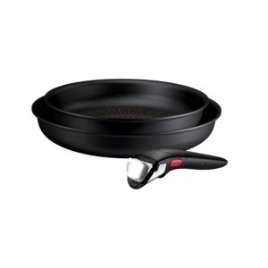 Tefal Ingenio Excellence Fusion paistinpannusetti, 3-osainen, musta