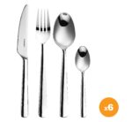 Fiskars Functional Form söögiriistade komplekt, 24-osaline, läikiv - Pilt 2