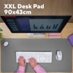 Trust Benya XXL Desk Pad hiirimatto, harmaa - Pilt 5