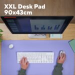 Trust Benya XXL Desk Pad hiirimatto, 90 x 43 cm, purppura - Pilt 5