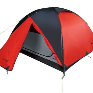 Hannah Outdoor Covert 3 WS vaelluskupoliteltta, 3 henkilöä, mandariininpunainen/tumma varjo