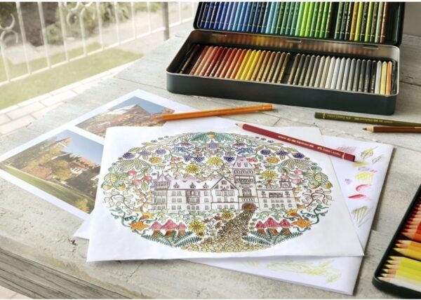 Faber-Castell Polychromos värvipliiatsid plekkkarbis, 120 värvi - Pilt 4