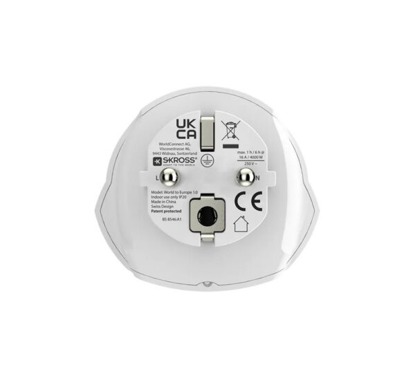 SKROSS Country Adapter World to Europe - reisiadapter - Pilt 5
