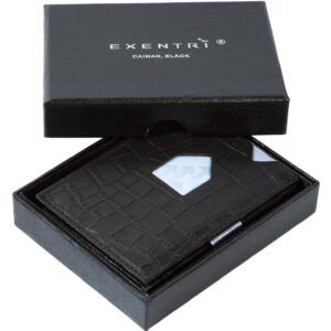 Exentri Caiman -lompakko, musta