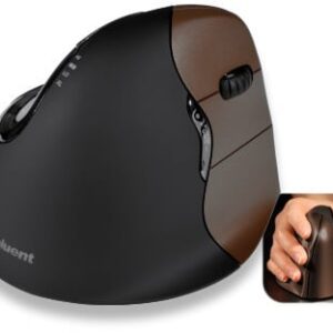 Evoluent VerticalMouse 4 Small Wireless - juhtmevaba vertikaalne hiir paremakäelistele