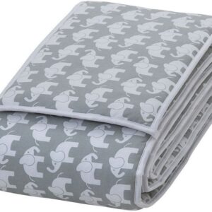 Rätt Start Elephant -voodi äärepadi, 30 x 360 cm, hall