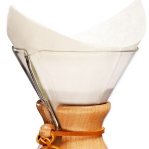 Chemex eelnevalt volditud kandiline filterpaber, 100 tk