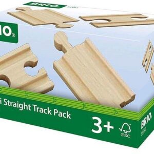 BRIO 33393 - Roomikud, minipakk, 4 sirget