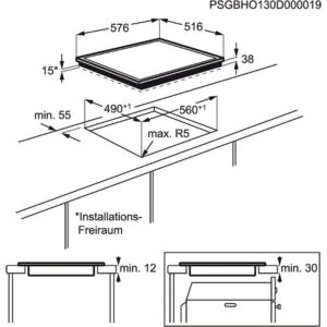 Electrolux HOC620X keraamiline pliidiplaat - Pilt 4