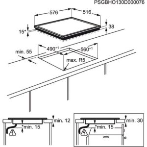 Electrolux HOC620X keraamiline pliidiplaat - Pilt 5