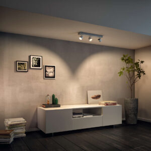 Philips Star WarmGlow LED -spottivalaisin, 3 x 4,5 W, valkoinen - Pilt 4