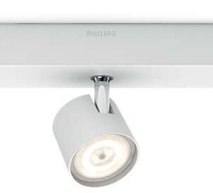 Philips Star WarmGlow LED -spottivalaisin, 3 x 4,5 W, valkoinen