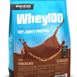 SportLife Whey100 Suklaa -heraproteiini, 700 g