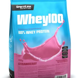 SportLife Whey100 maasika vadakuvalk, 700 g