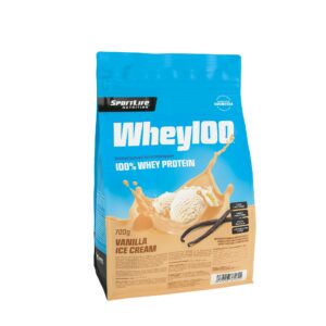 SportLife Whey100 Vanilla Icecream heraproteiini, 700 g