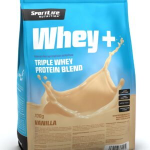 SportLife Whey+ vanilje vadakuvalk, 700 g