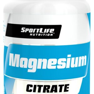 SportLife magneesiumtsitraat, 225 mg, 100 kapslit