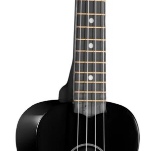 Maika'i U150 sopran ukulele, must