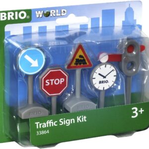 BRIO World 33864 - liiklusmärgid, 5 tk pakis
