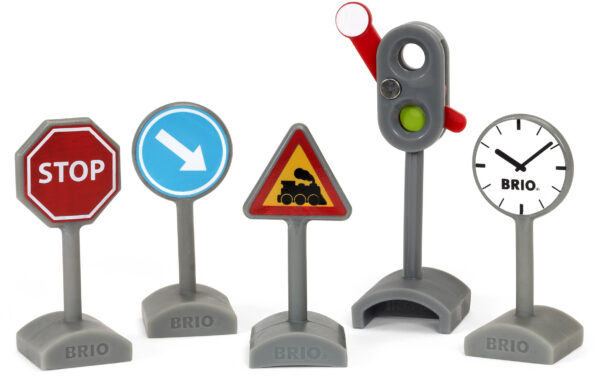 BRIO World 33864 - liiklusmärgid, 5 tk pakis - Pilt 4
