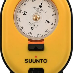 Suunto KB-20/360R G -käsisuuntimakompassi, keltainen