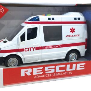 Kiirabiauto mänguasi tulede ja helidega