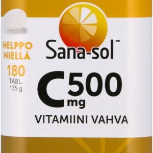 Sana-sol C-vitamiini tugev tablett, 500 mg, 180 tk