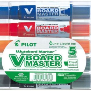 Pilot WB Marker -tahvlipliiats, 5 erinevat värvi