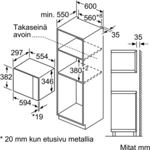 Bosch BFL524MS0 Serie 6 mikrolaineahi, teras - Pilt 5