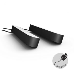 Philipsi Hue Play valgusriba nutilamp, 2 tk, must