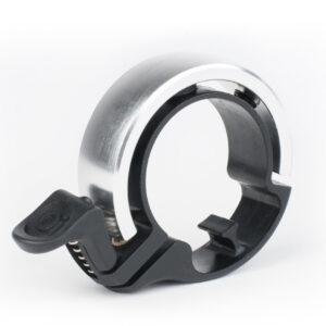 Knog Oi-soittokello, iso, hopea