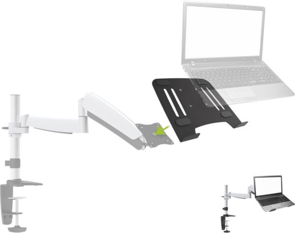 InLine Notebook Mount -lisäosa Vesa 75 -kiinnityksellä - Pilt 3