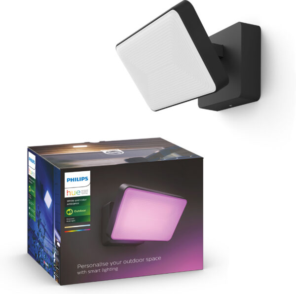 Philips Hue Discover Outdoor nutikas prožektor, must, 2300 lm - Pilt 5