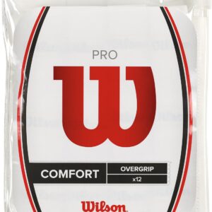 Wilson Pro Overgrip, valge, 12 tk
