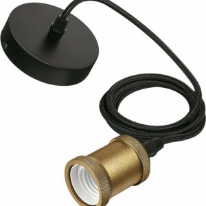 Philips Vintage Cord lambi rippjuhtmega, harjatud kuld, E27