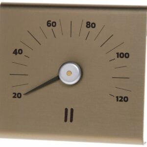 Rento saunatermomeeter, alumiinium, šampanjakarva