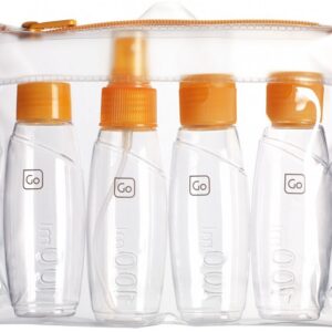 GoTravel Cabin Bottles reisipudelite komplekt, oranž
