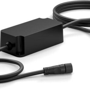 Philips HUE välistingimustes kasutatav toiteplokk 40 W, ühenduskaabliga, must, 24 V Hue madalpingekomplektidele