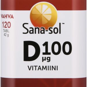Sana-sol Strong D-vitamiin 100 µg, 120 tabletti