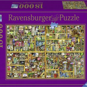 Ravensburger Magical Bookcase -palapeli, 18 000 palaa