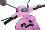 Vespa PX150 12V laste elektrimopeed, roosa - Pilt 3