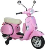 Vespa PX150 12V laste elektrimopeed, roosa