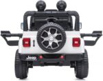 Jeep Wrangler Rubicon 12V laste elektriauto, valge - Pilt 5